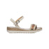 Sandali bianchi in pelle scamosciata con zeppa 3 cm Primopiano, Donna, SKU w043000275, Immagine 0